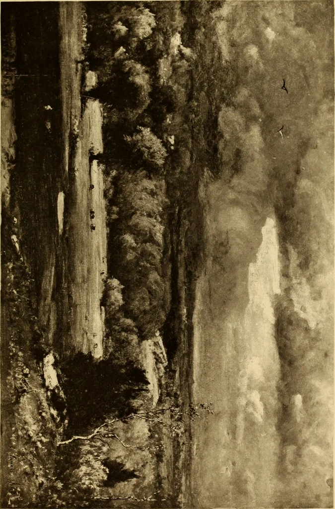 An illustration from Fifty paintings by George Inness, 1913, leaf 38