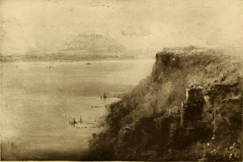 An illustration from Fifty paintings by George Inness, 1913, leaf 42