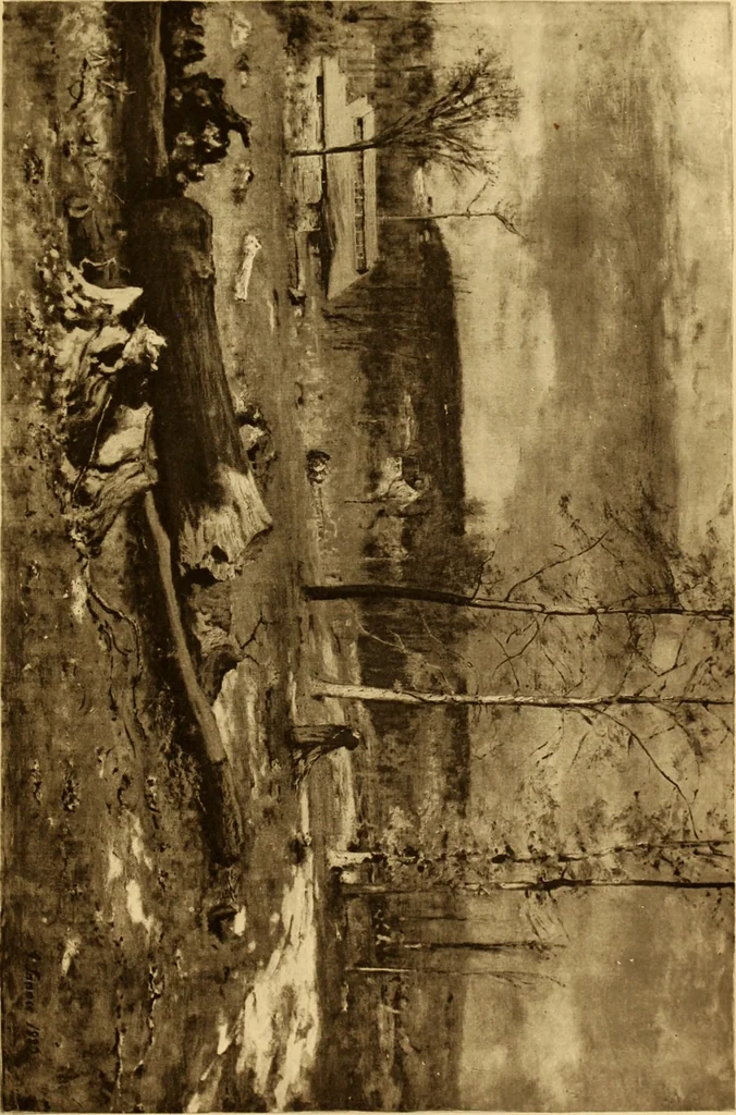 An illustration from Fifty paintings by George Inness, 1913, leaf 64