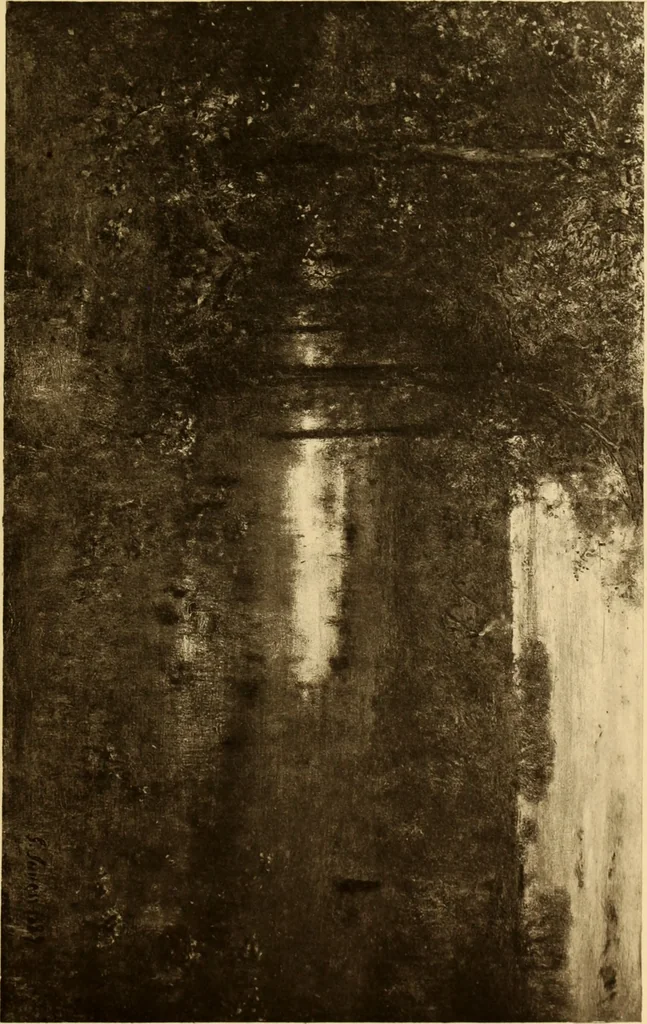 An illustration from Fifty paintings by George Inness, 1913, leaf 68