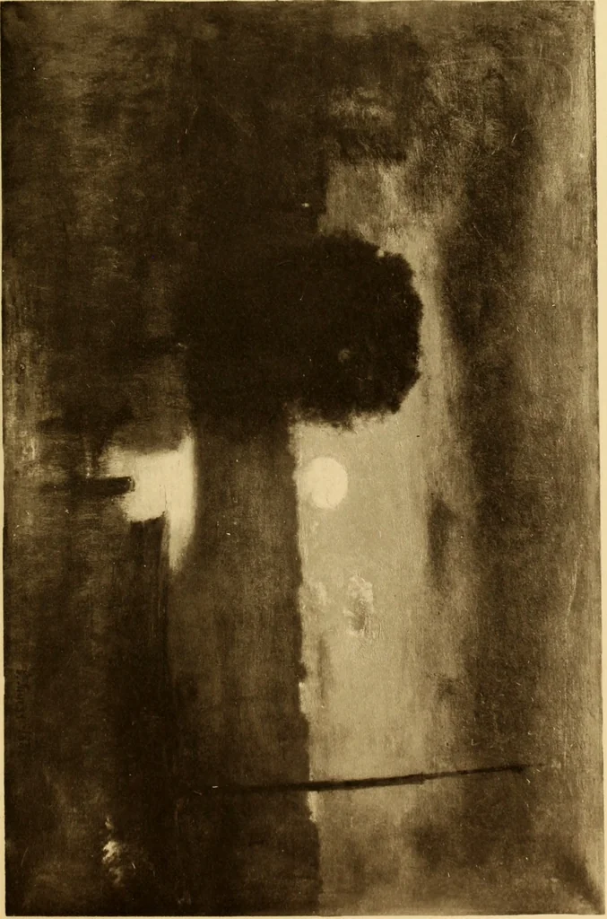 An illustration from Fifty paintings by George Inness, 1913, leaf 70