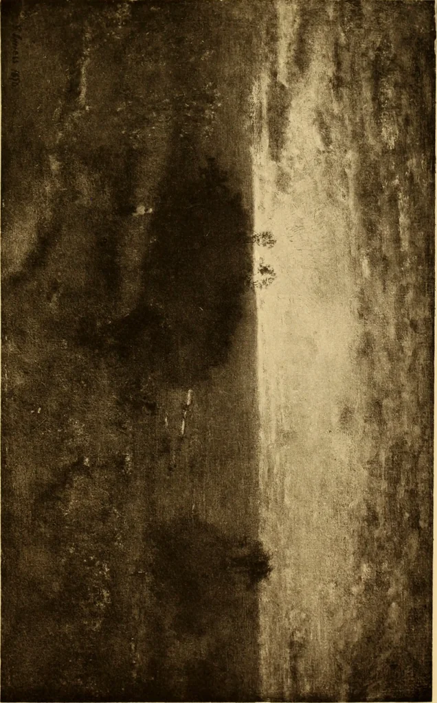 An illustration from Fifty paintings by George Inness, 1913, leaf 85