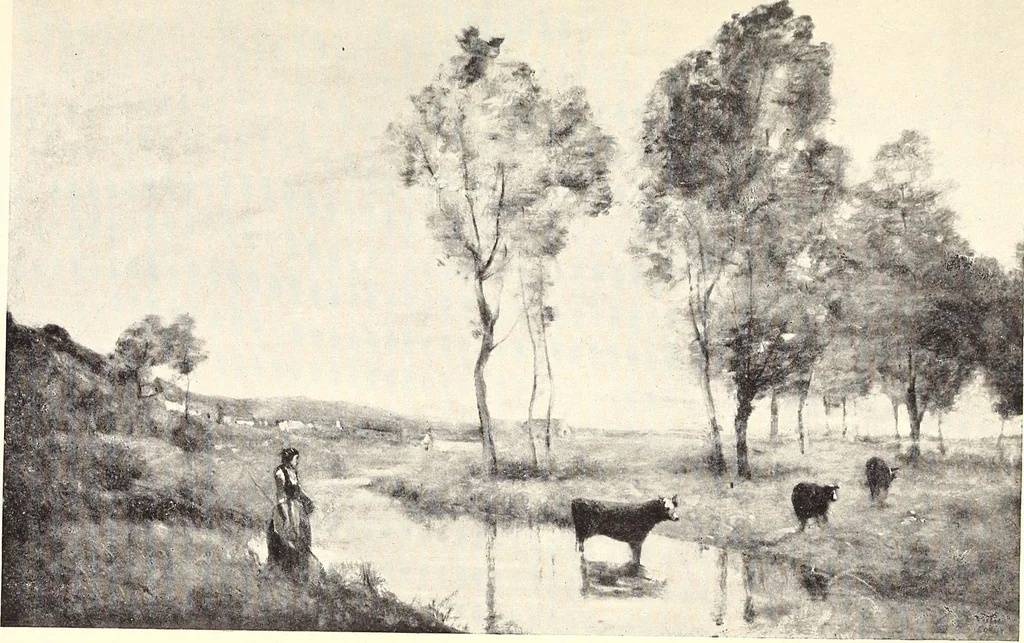 An illustration from Fifty years of modern painting, Corot to Sargent, 1908, leaf 103