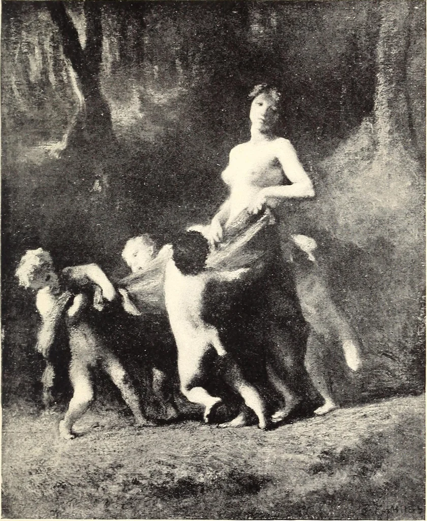An illustration from Fifty years of modern painting, Corot to Sargent, 1908, leaf 95