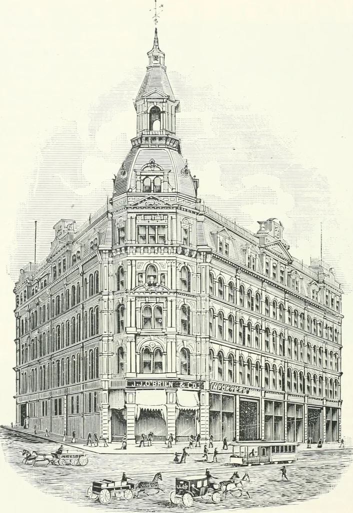An illustration from Fifty years of Odd Fellowship in California : commemorating the founding of the Order by the instituting of California Lodge No. 1, on September ninth, eighteen hundred and forty-nine, 1899, leaf 112