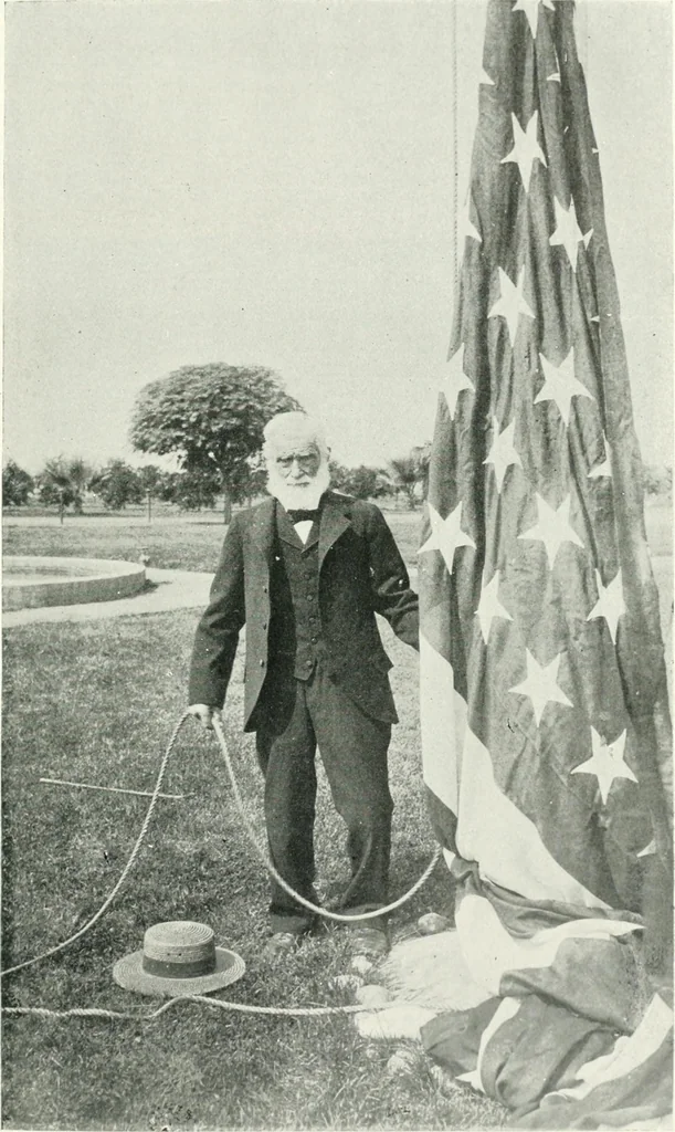An illustration from Fifty years of Odd Fellowship in California : commemorating the founding of the Order by the instituting of California Lodge No. 1, on September ninth, eighteen hundred and forty-nine, 1899, leaf 163