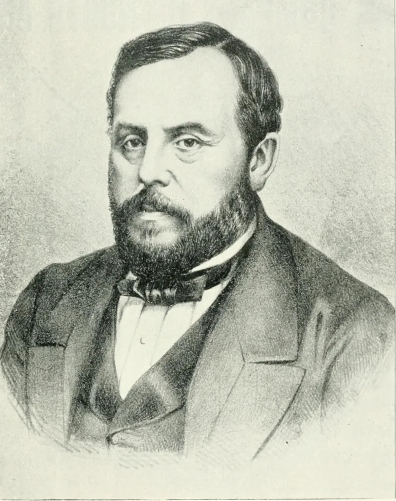 An illustration from Fifty years of Odd Fellowship in California : commemorating the founding of the Order by the instituting of California Lodge No. 1, on September ninth, eighteen hundred and forty-nine, 1899, leaf 23