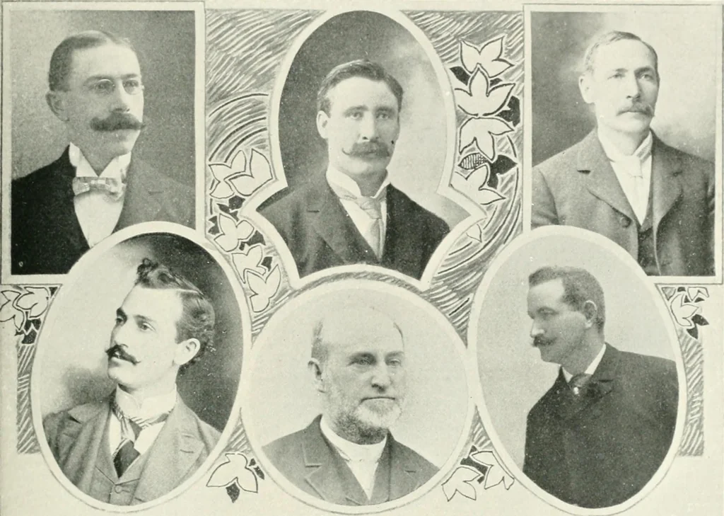 An illustration from Fifty years of Odd Fellowship in California : commemorating the founding of the Order by the instituting of California Lodge No. 1, on September ninth, eighteen hundred and forty-nine, 1899, leaf 251