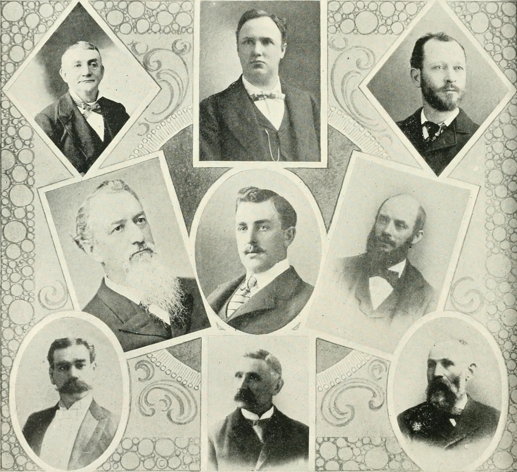 An illustration from Fifty years of Odd Fellowship in California : commemorating the founding of the Order by the instituting of California Lodge No. 1, on September ninth, eighteen hundred and forty-nine, 1899, leaf 290