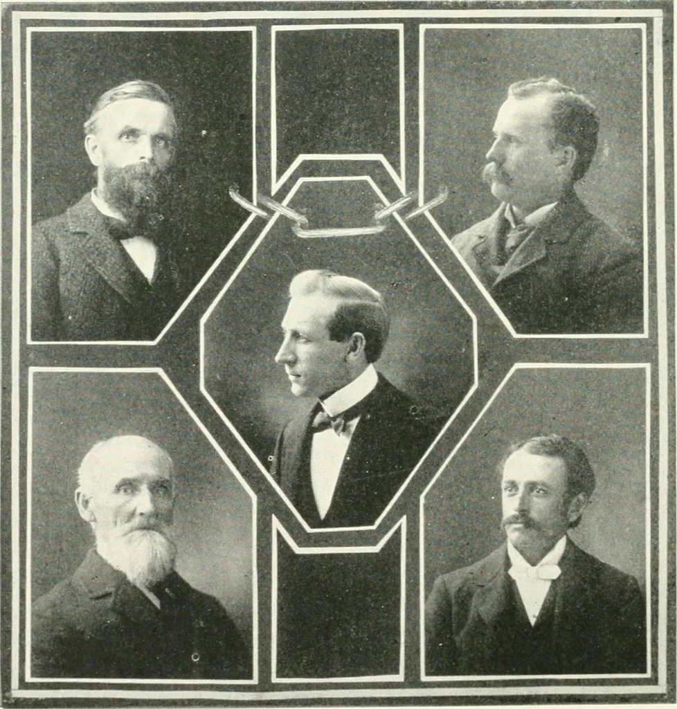 An illustration from Fifty years of Odd Fellowship in California : commemorating the founding of the Order by the instituting of California Lodge No. 1, on September ninth, eighteen hundred and forty-nine, 1899, leaf 318