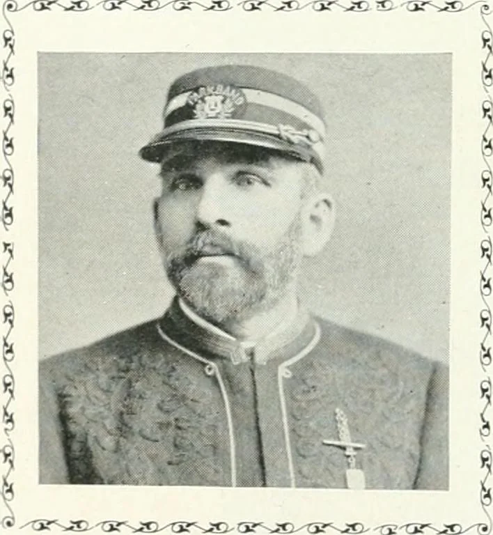 An illustration from Fifty years of Odd Fellowship in California : commemorating the founding of the Order by the instituting of California Lodge No. 1, on September ninth, eighteen hundred and forty-nine, 1899, leaf 76