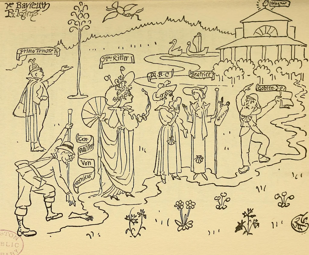 An illustration from Fifty years of work without wages : (laborare est orare), 1912, leaf 243