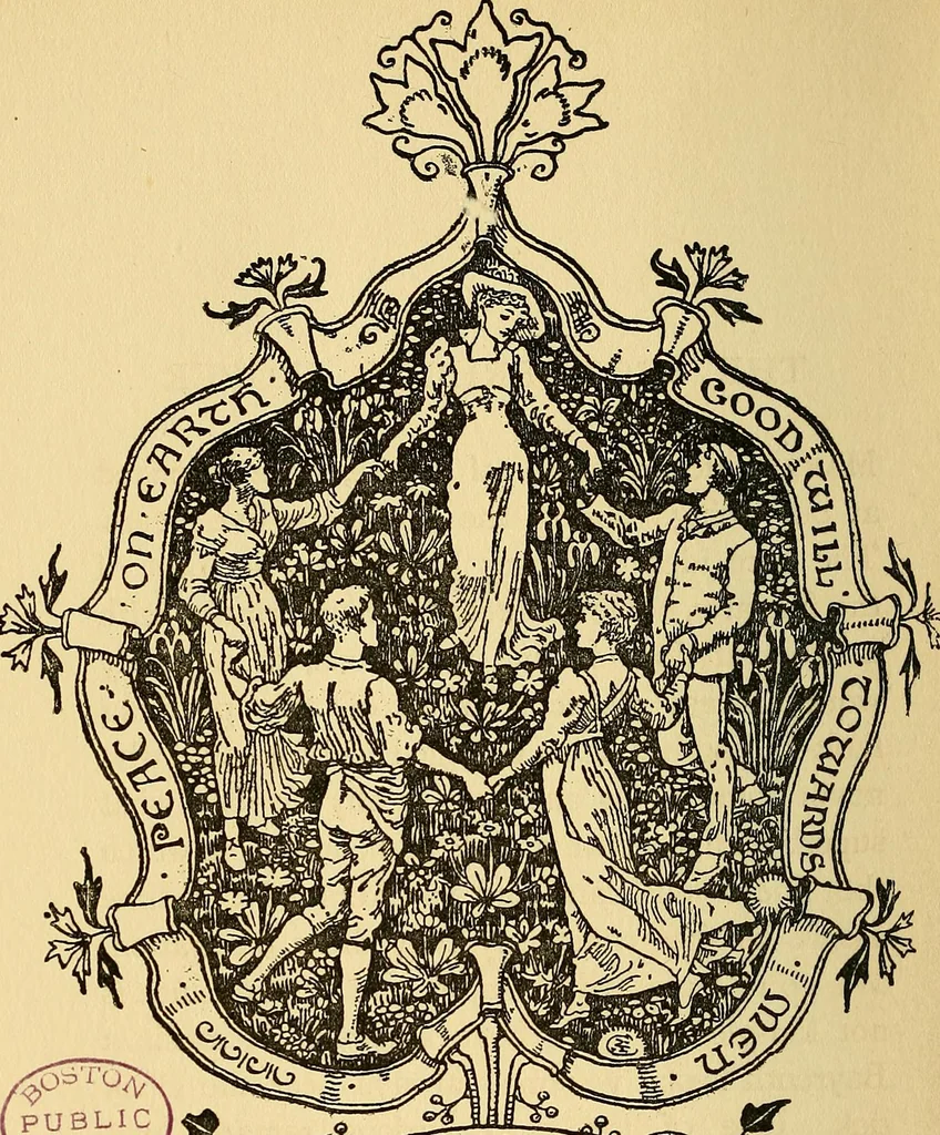 An illustration from Fifty years of work without wages : (laborare est orare), 1912, leaf 294