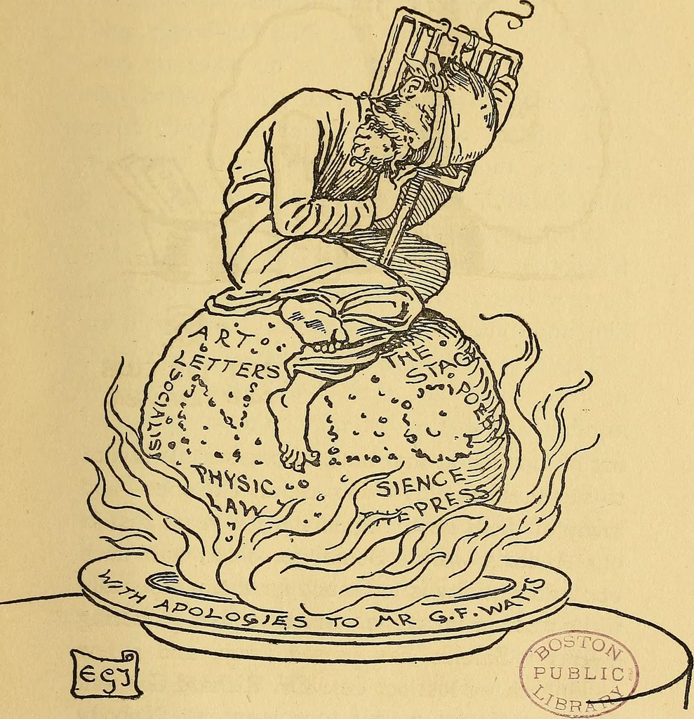 An illustration from Fifty years of work without wages : (laborare est orare), 1912, leaf 327