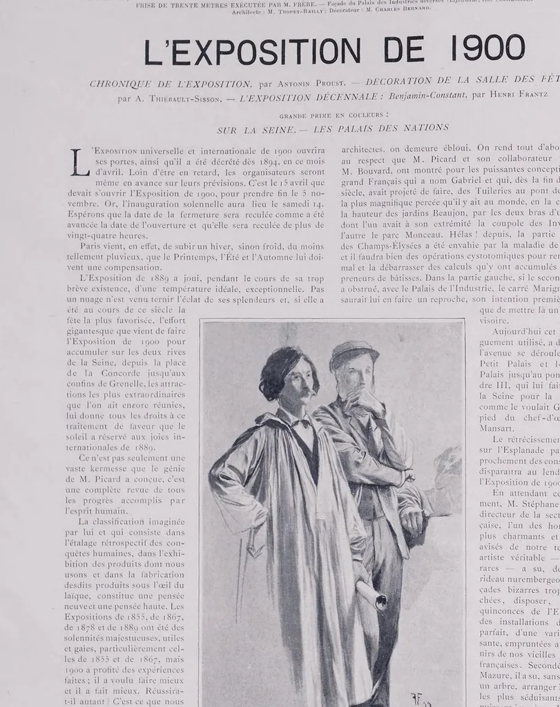 An illustration from Figaro illustré, leaf 6