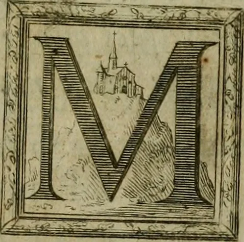 An illustration from Figures des differents habits des chanoines reguliers en ce siecle : auec vn discours sur les habits anciens et modernes de chanoines tant seculiers, que reguliers, 1666, leaf 8