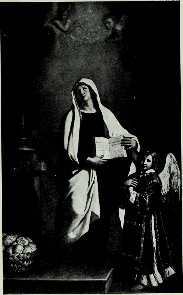 An illustration from Figurines Franciscaines. Vingt et une planches hors texte, couverture de Maurice Denis, 1921, leaf 125