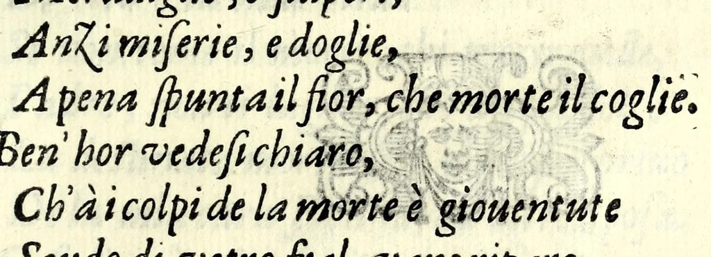 An illustration from Filarmindo : favola pastorale, 1605, leaf 177
