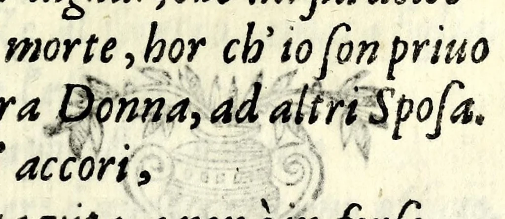 An illustration from Filarmindo : favola pastorale, 1605, leaf 179