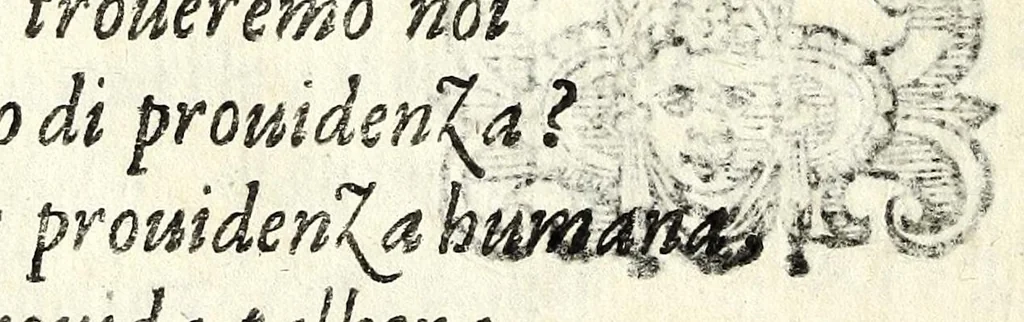 An illustration from Filarmindo : favola pastorale, 1605, leaf 208