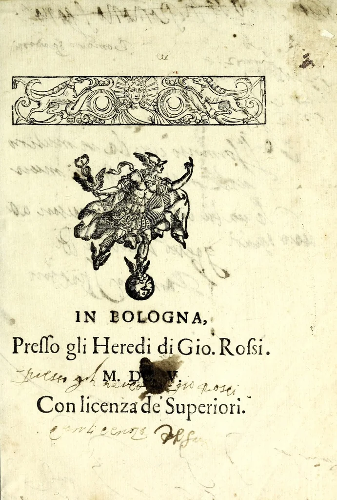 An illustration from Filarmindo : favola pastorale, 1605, leaf 217