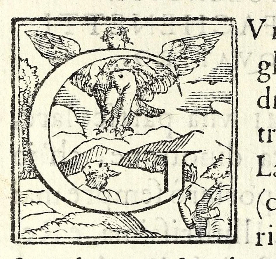An illustration from Filarmindo : favola pastorale, 1605, leaf 8