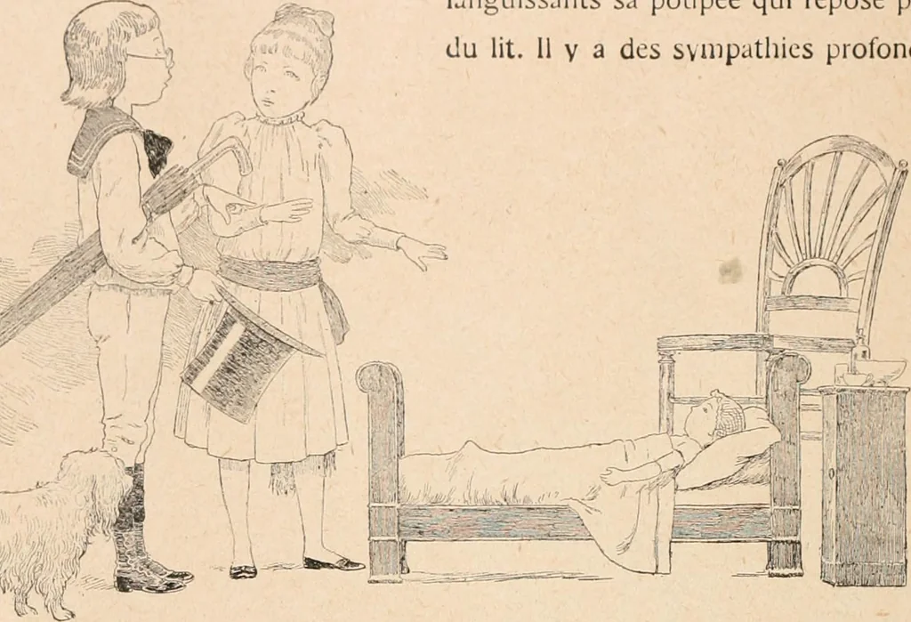 An illustration from Filles et ga, 1900, leaf 10
