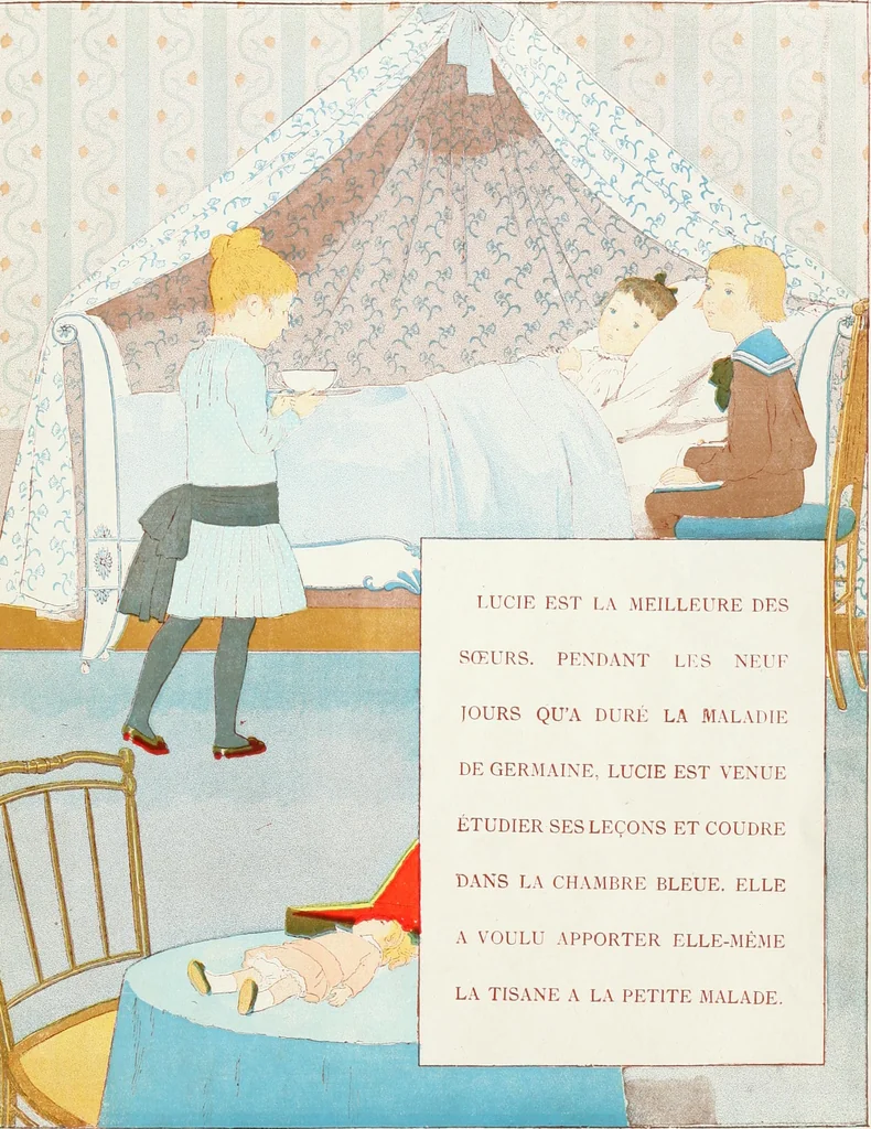 An illustration from Filles et ga, 1900, leaf 11