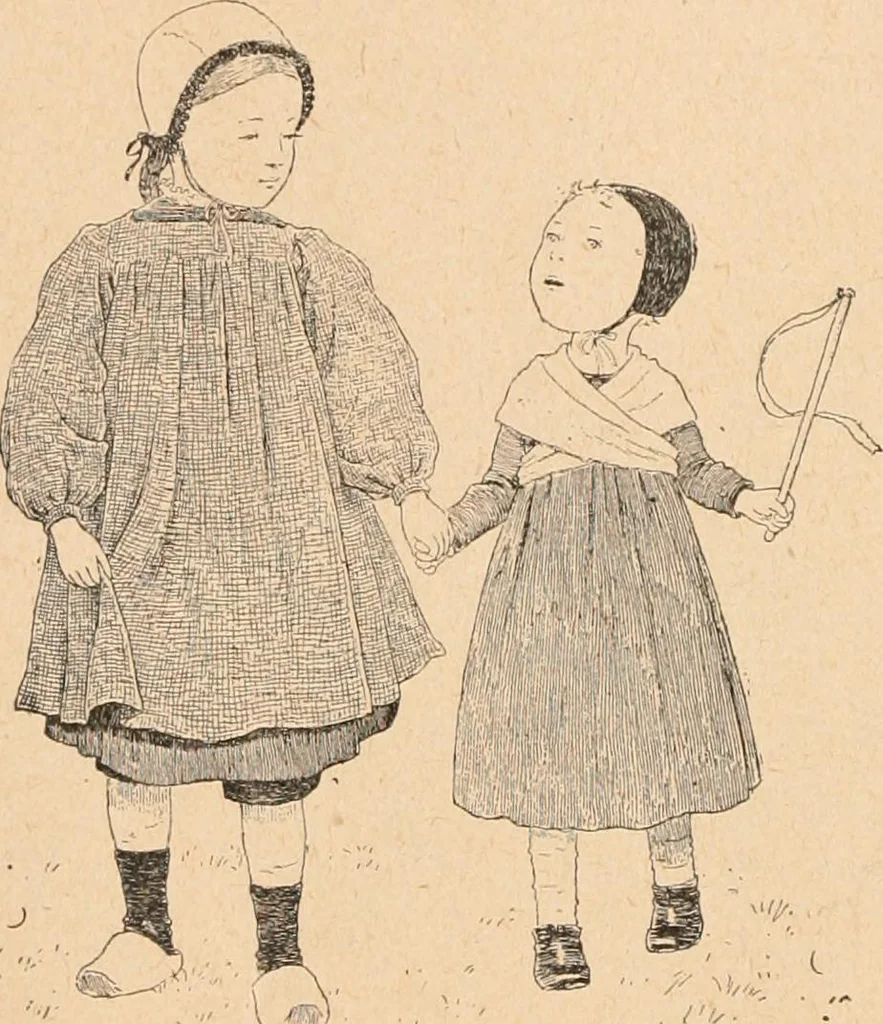 An illustration from Filles et ga, 1900, leaf 14