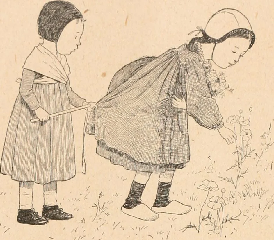 An illustration from Filles et ga, 1900, leaf 18