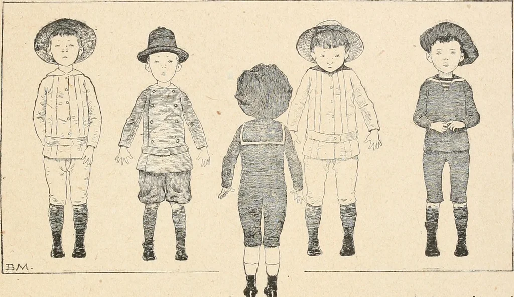 An illustration from Filles et ga, 1900, leaf 45