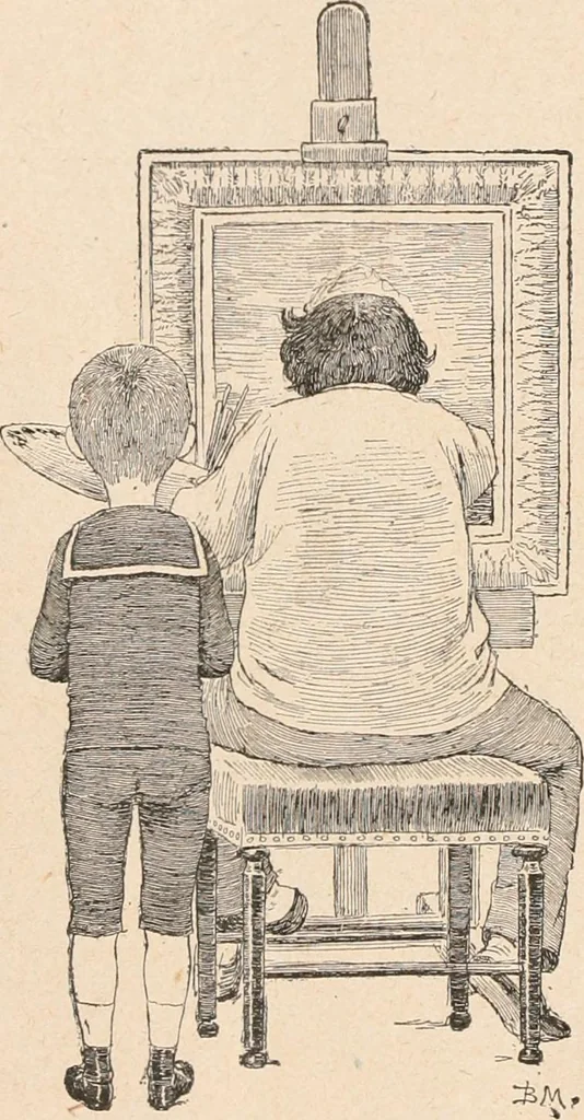 An illustration from Filles et ga, 1900, leaf 50