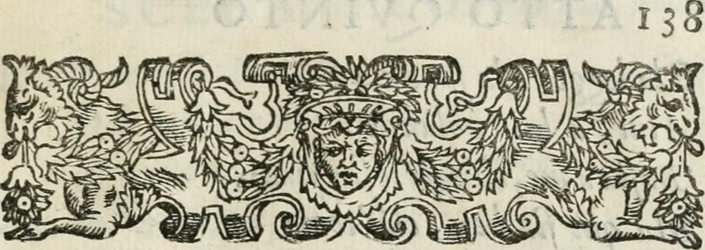 An illustration from Filli di Sciro : favola pastorale, 1607, leaf 152