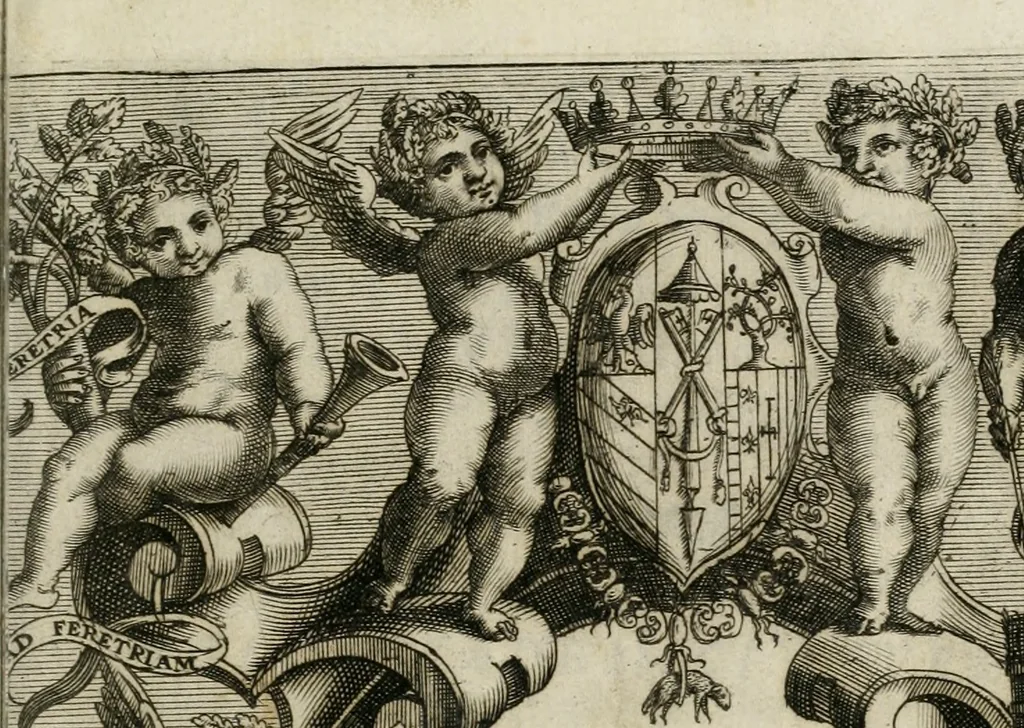 An illustration from Filli di Sciro : favola pastorale, 1607, leaf 6