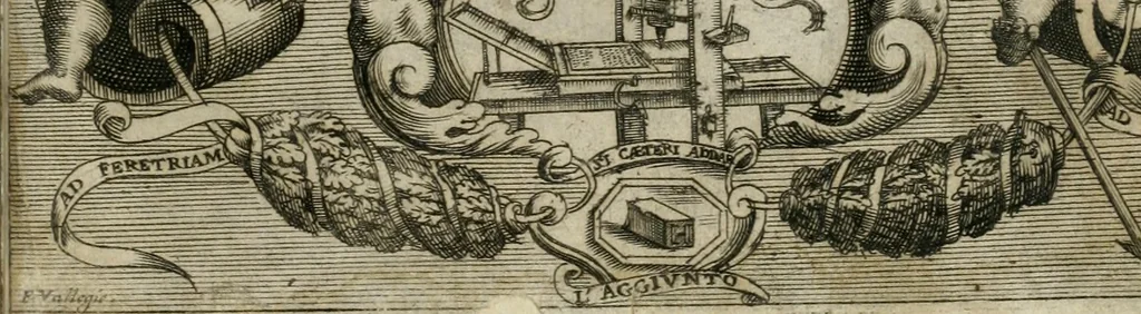 An illustration from Filli di Sciro : favola pastorale, 1607, leaf 6