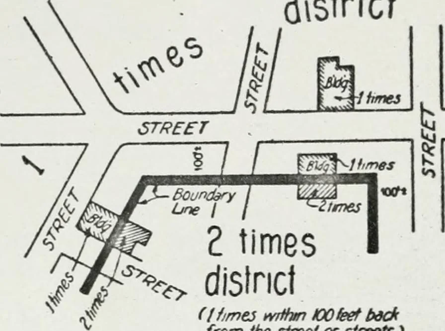 An illustration from Final report, June 2, 1916. Supplementary ed., The City Club of New York, 1916, leaf 196