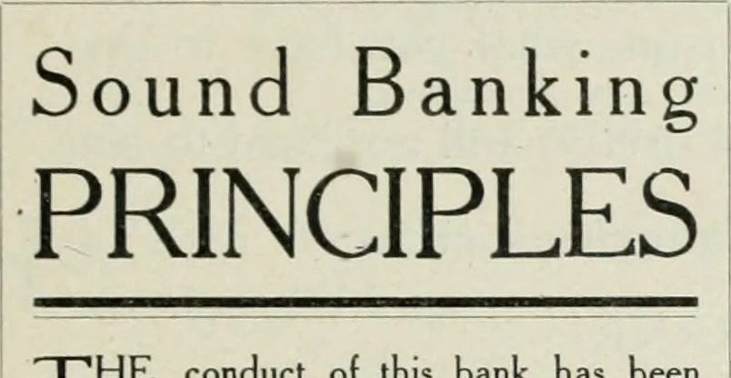An illustration from Financial advertising, for commercial and savings banks, trust, title insurance, and safe deposit companies, investment houses, 1908, leaf 121