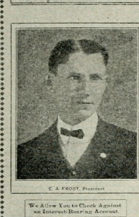 An illustration from Financial advertising, for commercial and savings banks, trust, title insurance, and safe deposit companies, investment houses, 1908, leaf 223