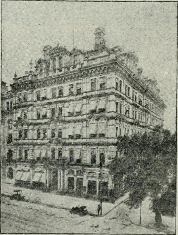 An illustration from Financial advertising, for commercial and savings banks, trust, title insurance, and safe deposit companies, investment houses, 1908, leaf 224