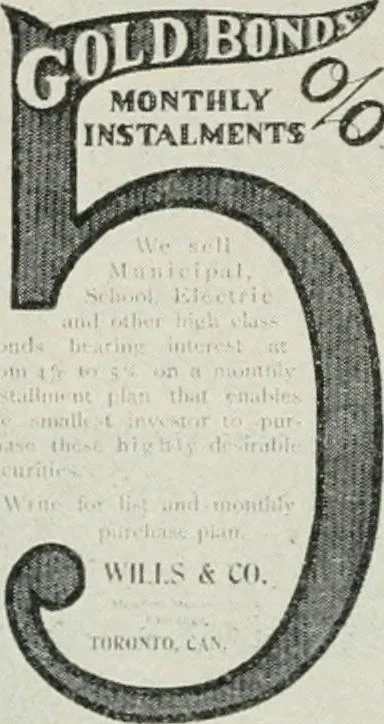 An illustration from Financial advertising, for commercial and savings banks, trust, title insurance, and safe deposit companies, investment houses, 1908, leaf 292