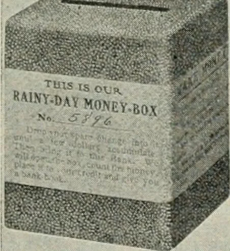 An illustration from Financial advertising, for commercial and savings banks, trust, title insurance, and safe deposit companies, investment houses, 1908, leaf 335