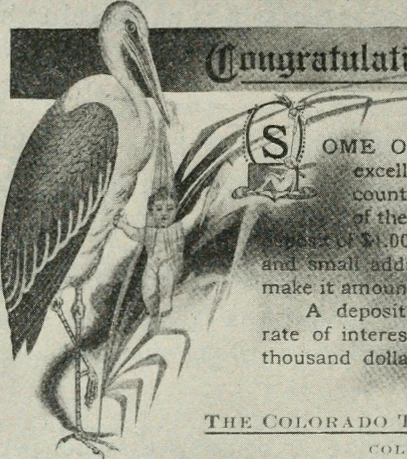 An illustration from Financial advertising, for commercial and savings banks, trust, title insurance, and safe deposit companies, investment houses, 1908, leaf 338
