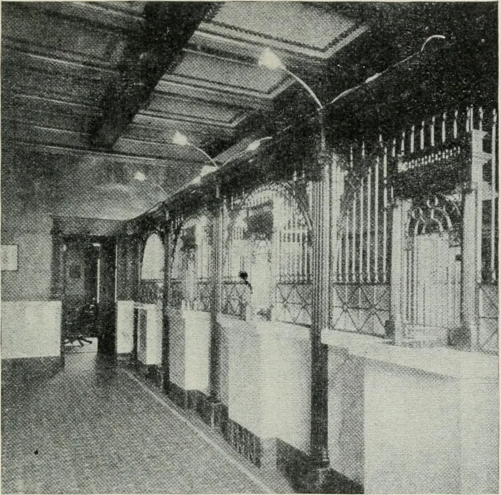 An illustration from Financial advertising, for commercial and savings banks, trust, title insurance, and safe deposit companies, investment houses, 1908, leaf 339