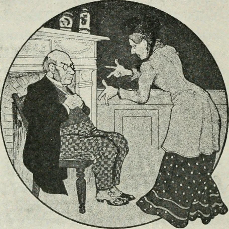 An illustration from Financial advertising, for commercial and savings banks, trust, title insurance, and safe deposit companies, investment houses, 1908, leaf 344