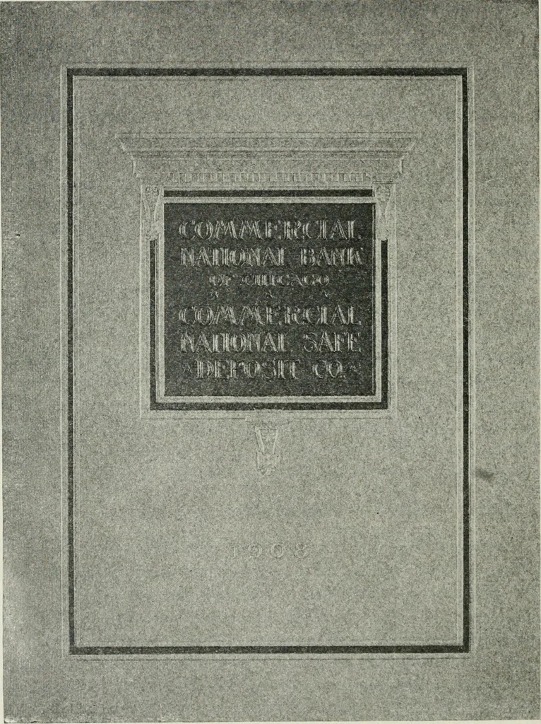 An illustration from Financial advertising, for commercial and savings banks, trust, title insurance, and safe deposit companies, investment houses, 1908, leaf 382
