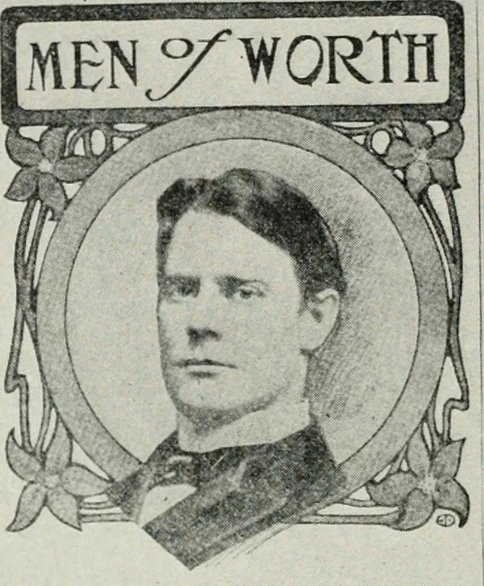 An illustration from Financial advertising, for commercial and savings banks, trust, title insurance, and safe deposit companies, investment houses, 1908, leaf 402