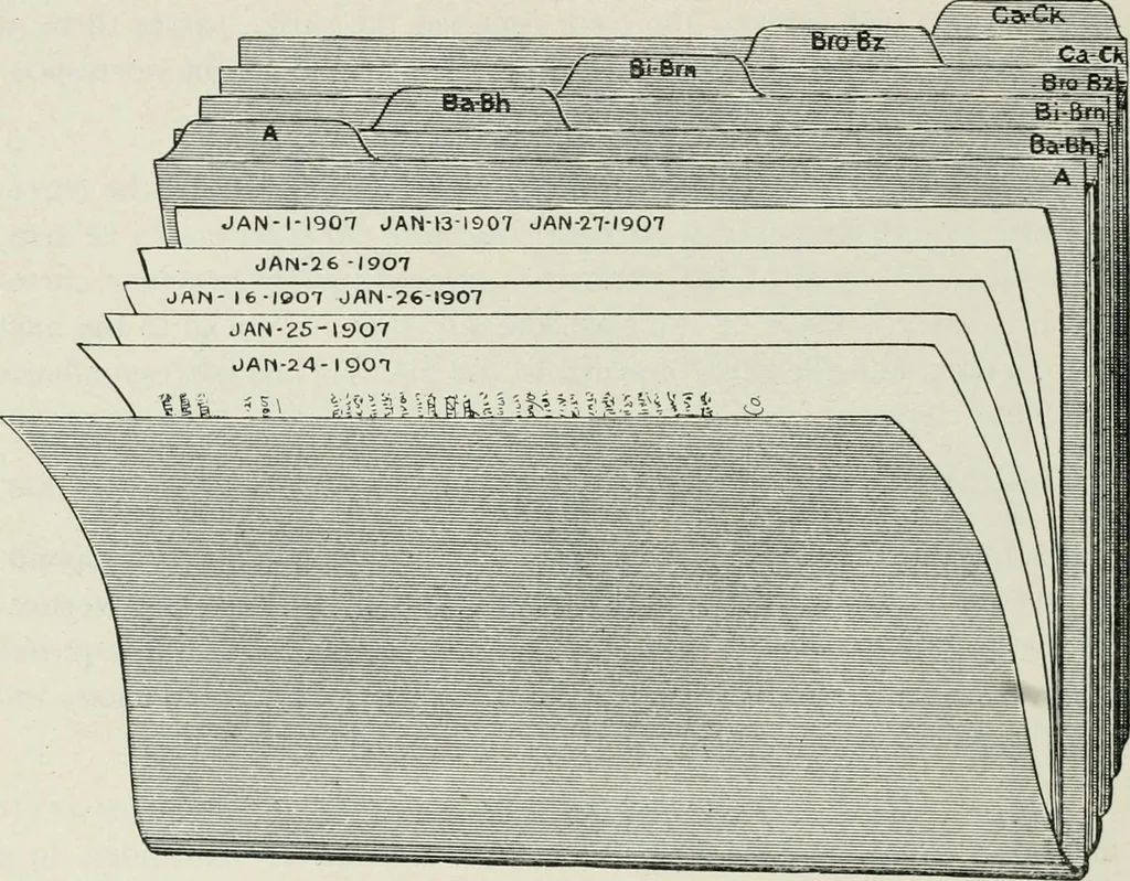 An illustration from Financial advertising, for commercial and savings banks, trust, title insurance, and safe deposit companies, investment houses, 1908, leaf 490
