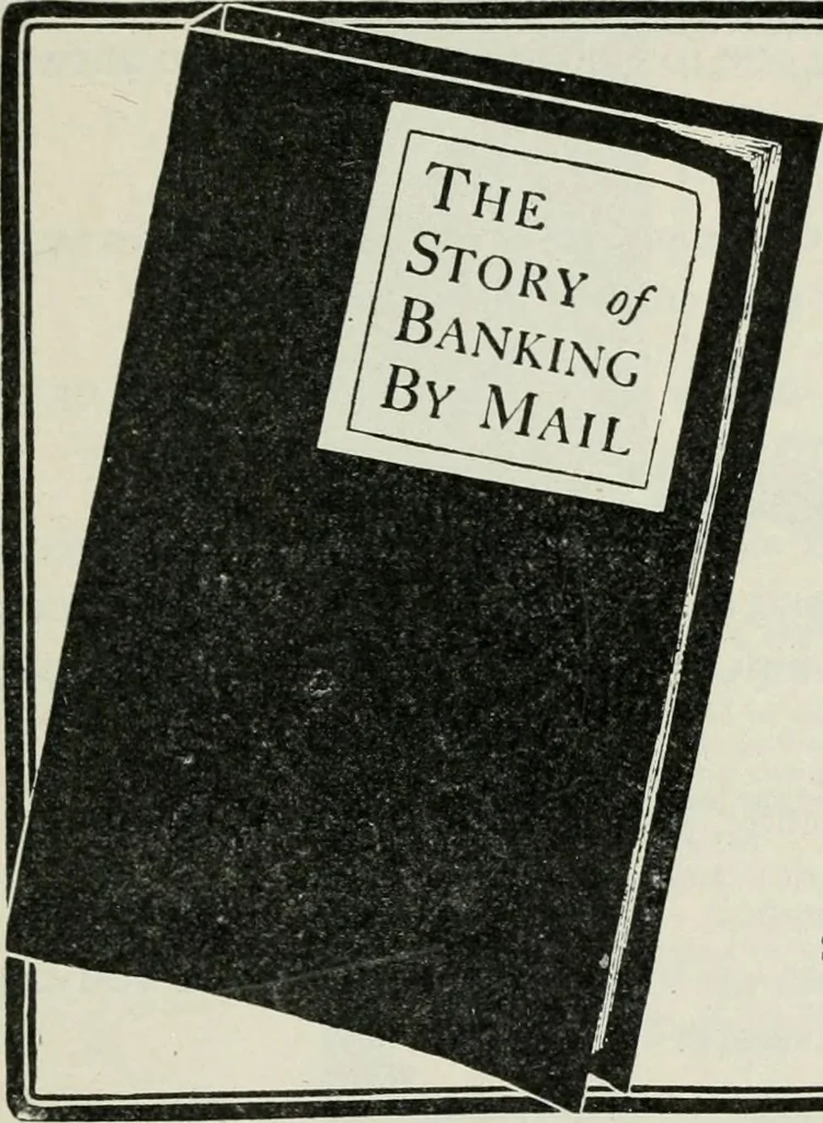 An illustration from Financial advertising, for commercial and savings banks, trust, title insurance, and safe deposit companies, investment houses, 1908, leaf 521