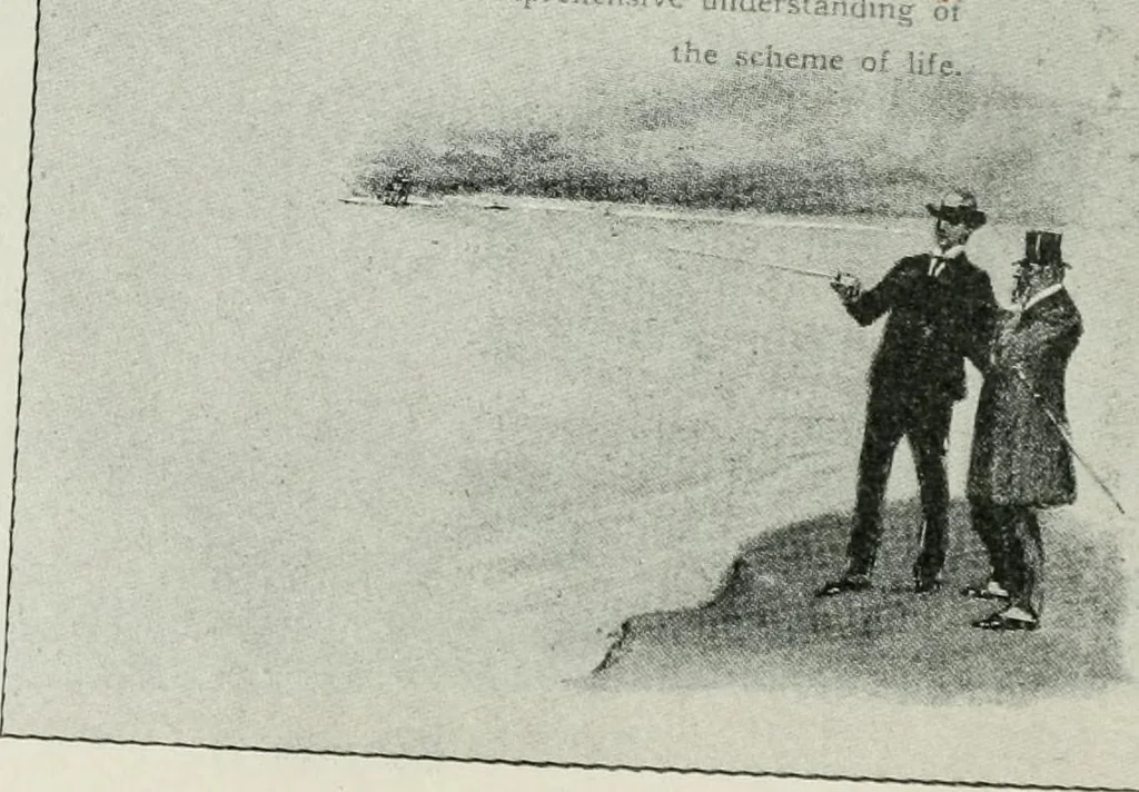 An illustration from Financial advertising, for commercial and savings banks, trust, title insurance, and safe deposit companies, investment houses, 1908, leaf 566