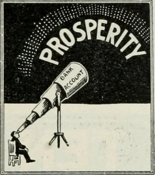 An illustration from Financial advertising, for commercial and savings banks, trust, title insurance, and safe deposit companies, investment houses, 1908, leaf 577